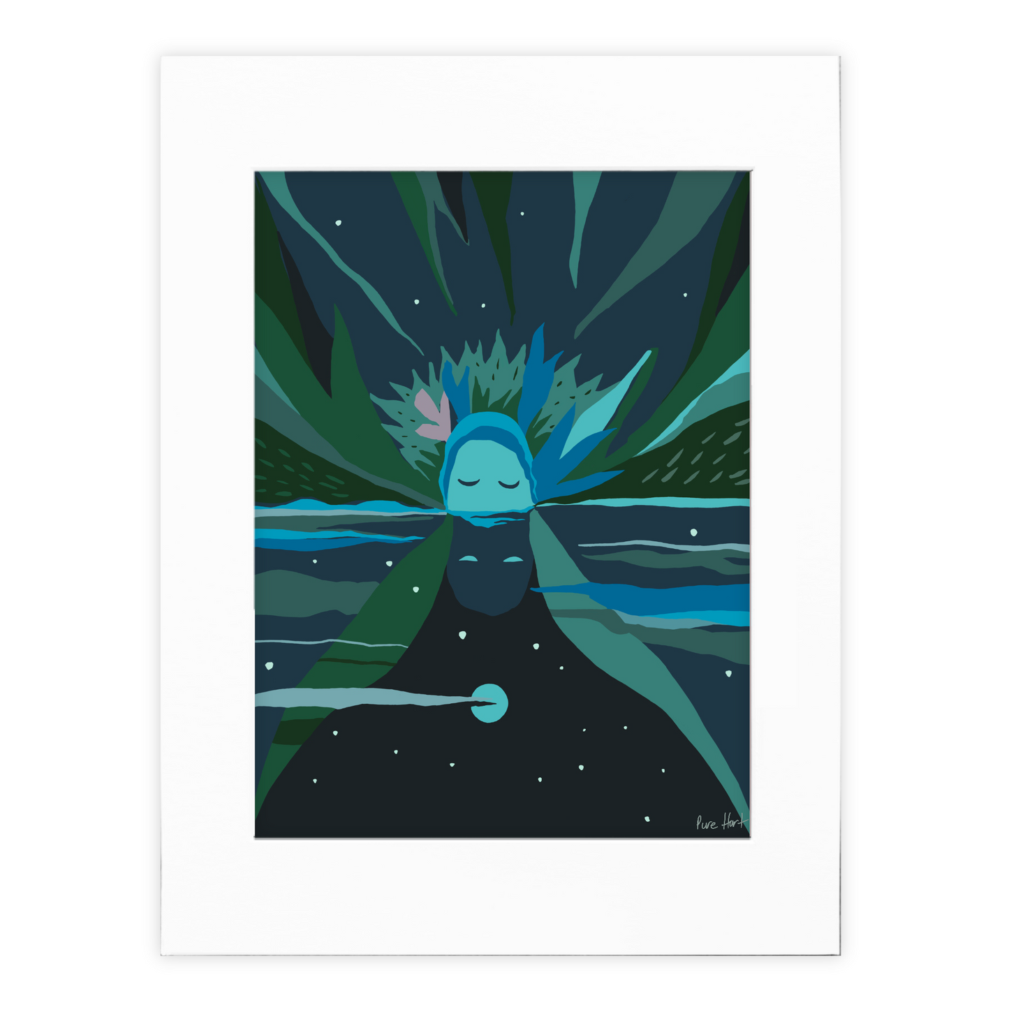 Quiet Moment Before The Dive Print
