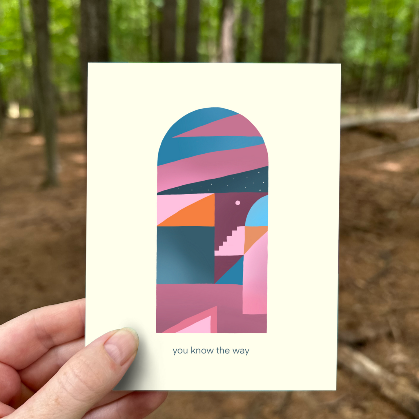 You Know The Way greeting card
