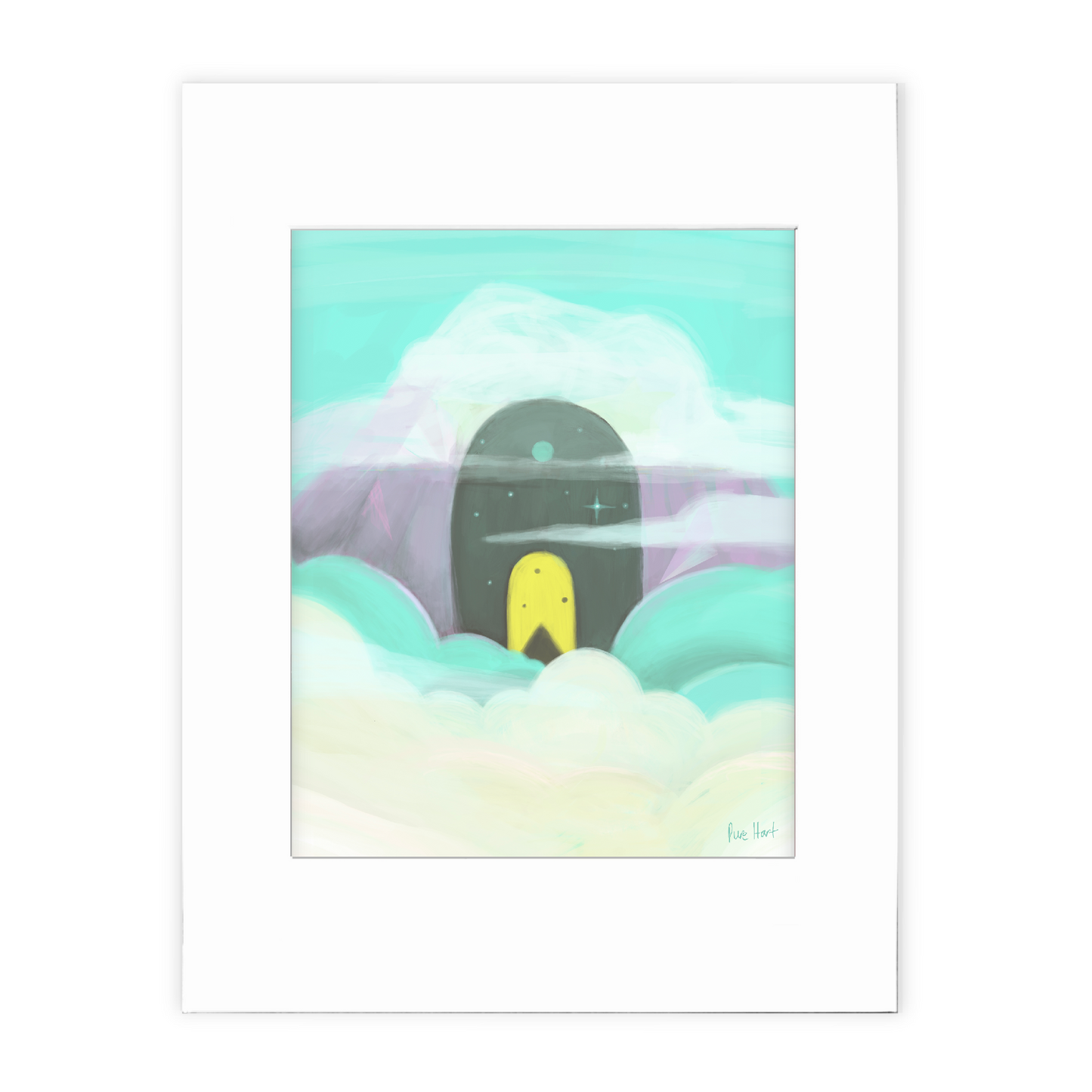 Cave In The Clouds Print