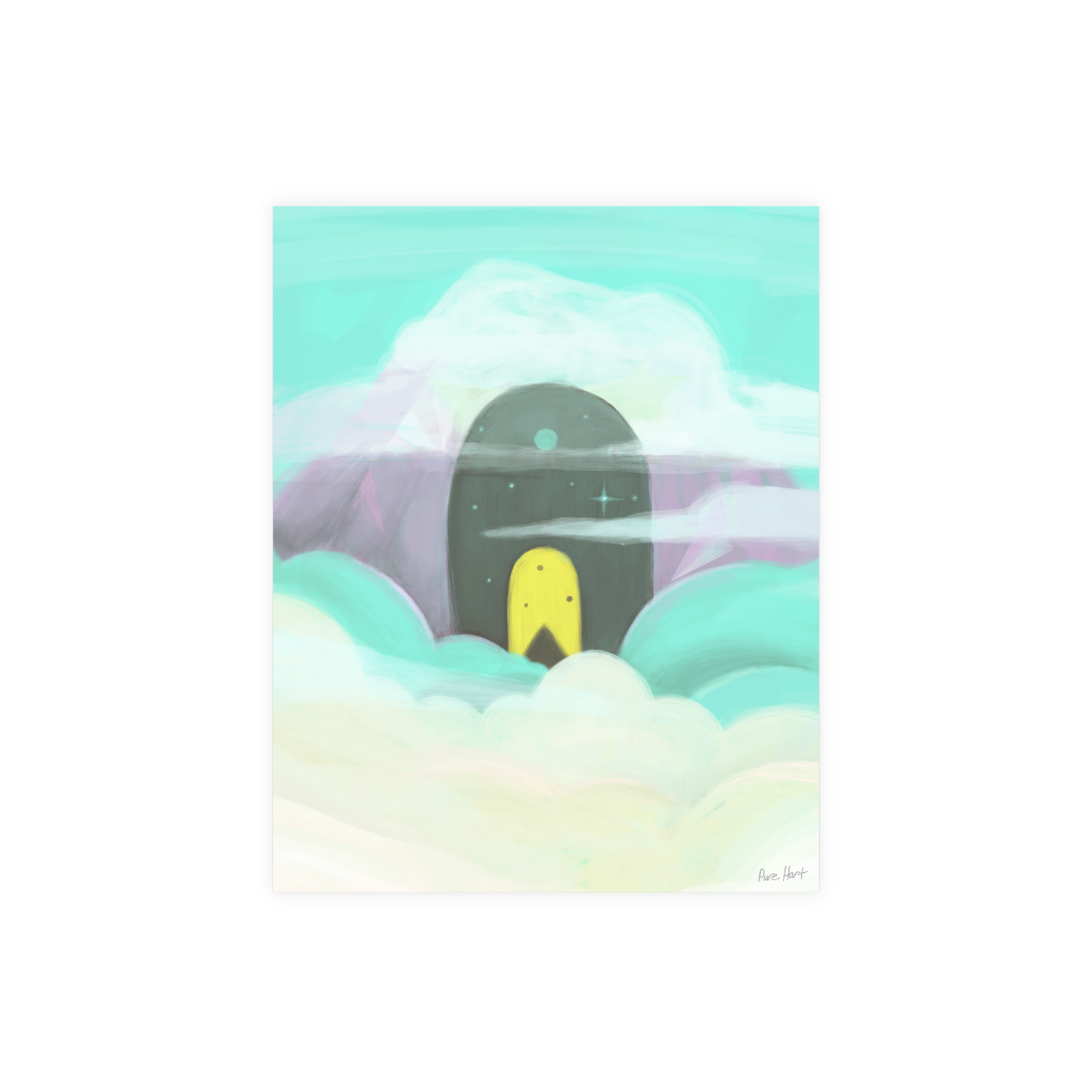 Cave In The Clouds Print