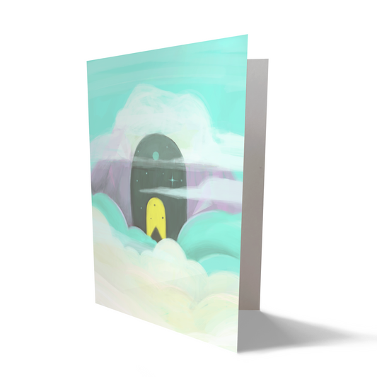 Cave in the Clouds Greeting Card