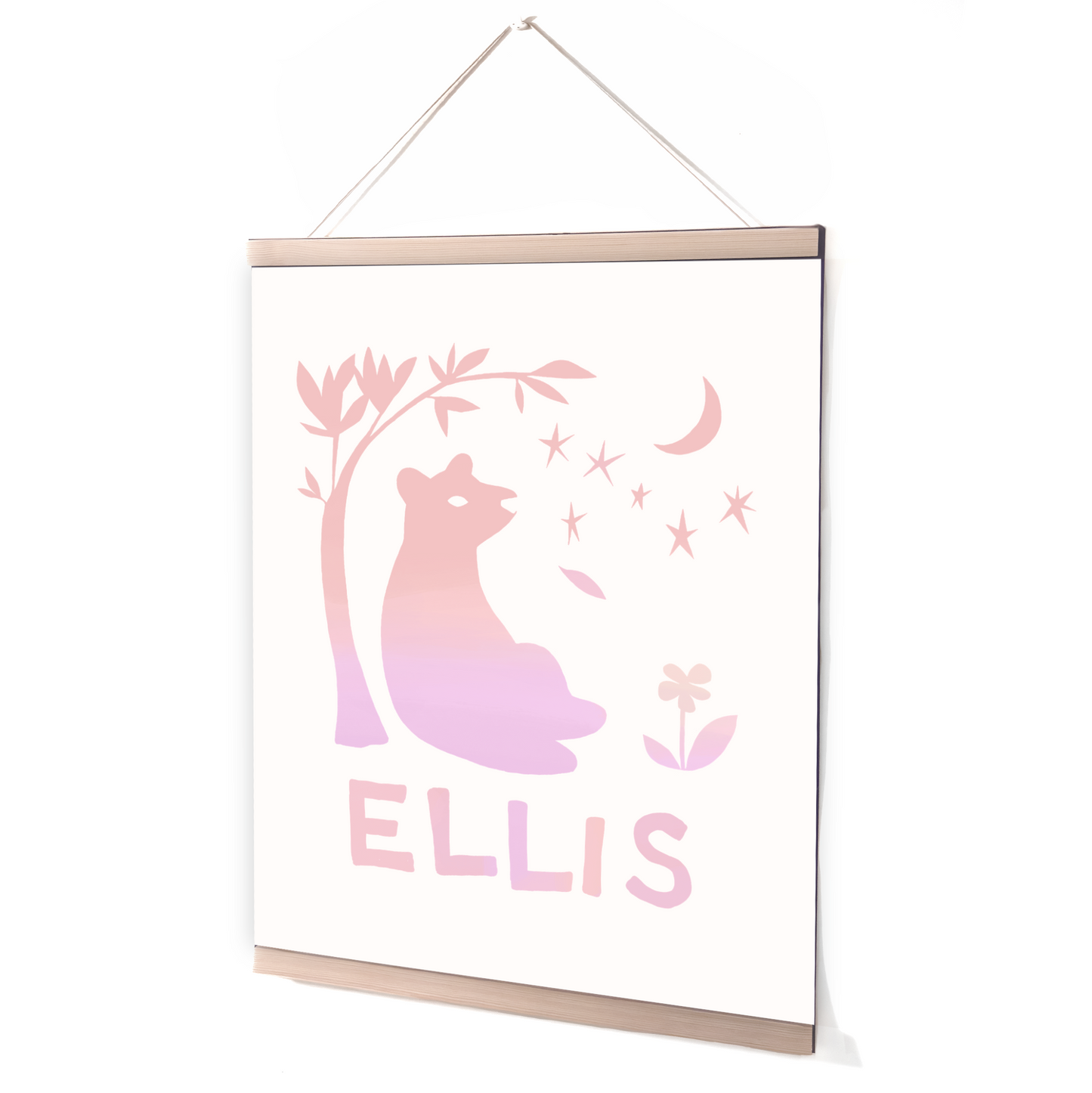 Dream Bear Wall Hanging (Customizable Name Drop)