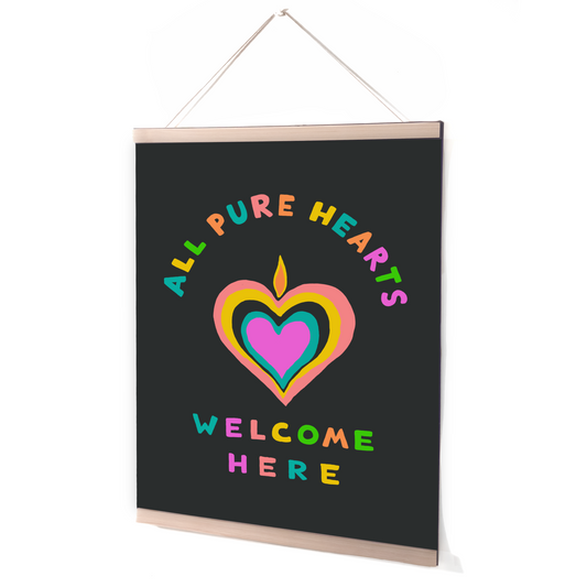 Heart Flame Wall Hanging