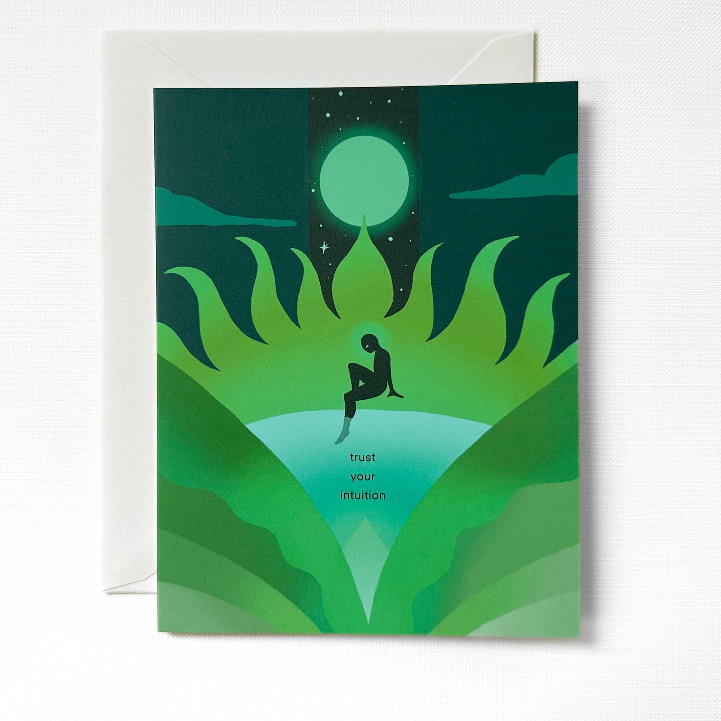 Trust Your Intuition Greeting Card