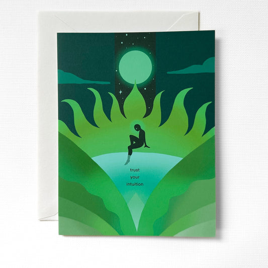 Trust Your Intuition Greeting Card