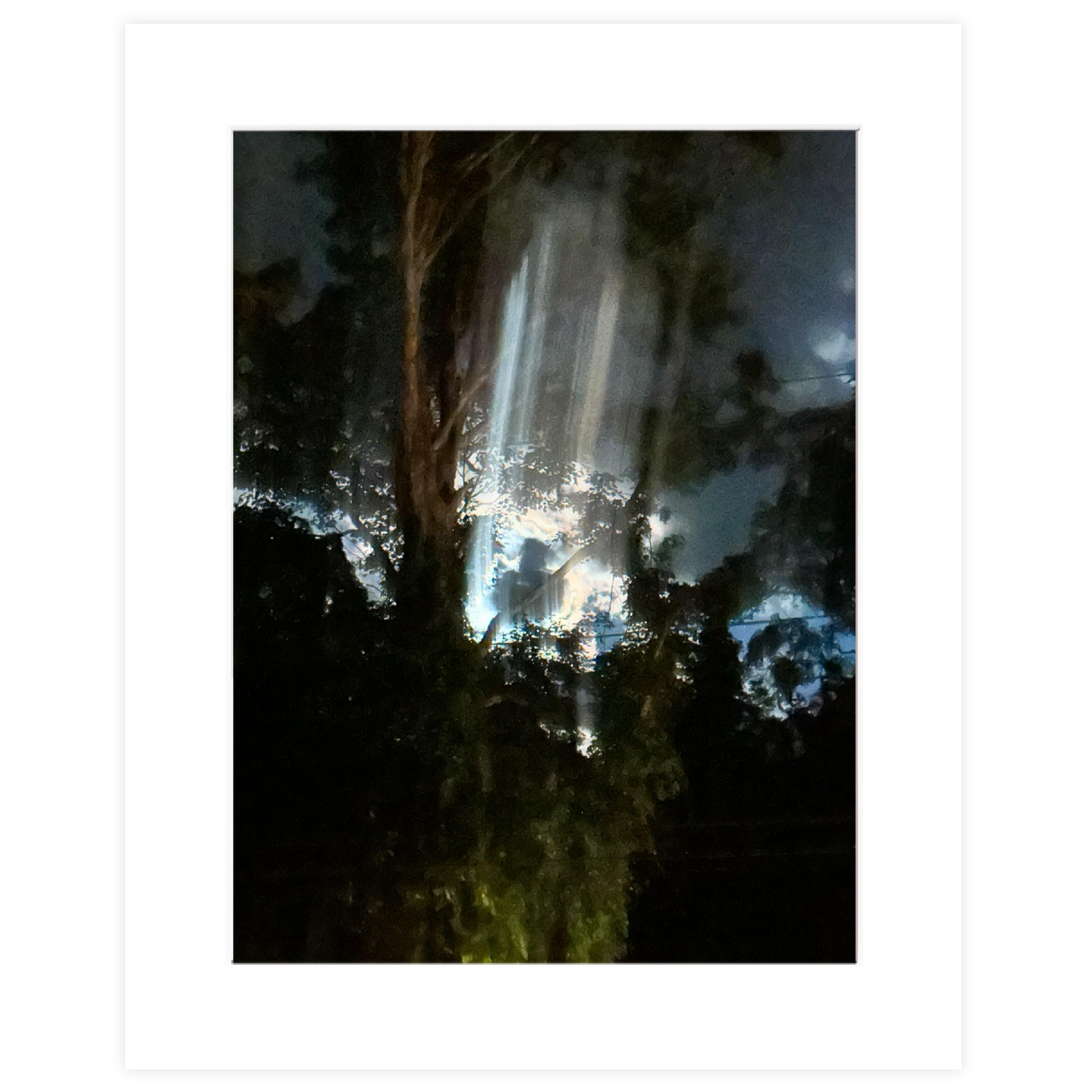 Strange Vibrations Are Common Matted Photo Print