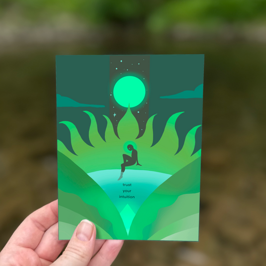 Trust Your Intuition Greeting Card